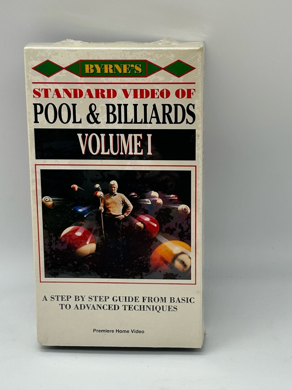 Byrne's VHS Videotape Pool & Billiards Vol. 1 Factory Sealed NEW